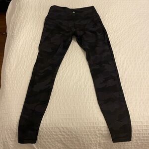 Camo Lululemon leggings full length